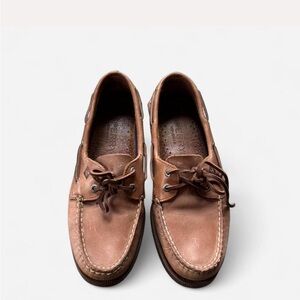 Sperry Tan Leather Boat Shoes